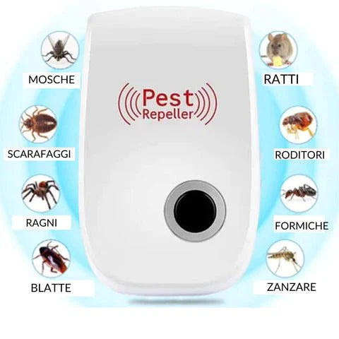 1Repellente a Ultrasuoni Pest Repeller - PAGHI 1 PRENDI 4 (3 IN REGALO). SOLO PER OGGI A 39€! - Fuori Tutto per la Casa