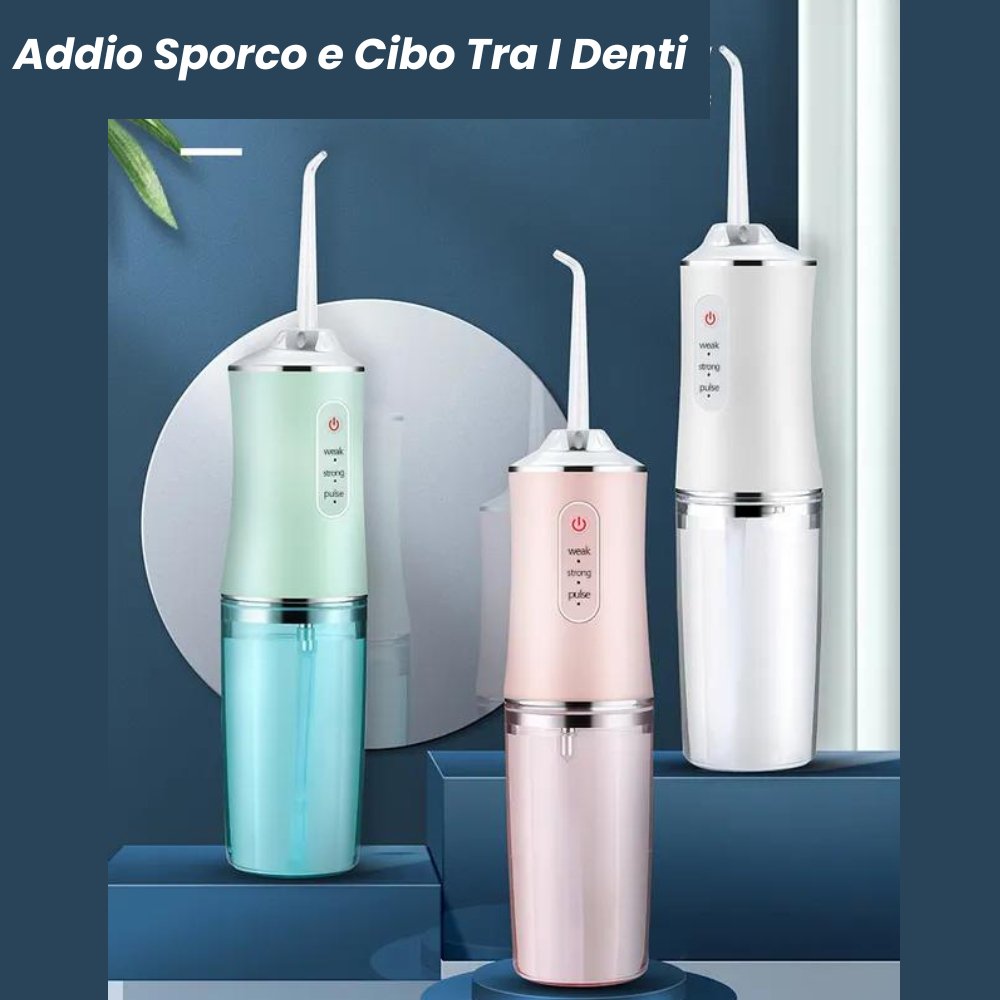 Idropulsore OralClean PAGHI 1 RICEVI 2 (1 IN REGALO!) A soli 69 Euro! - Fuori Tutto per la Casa